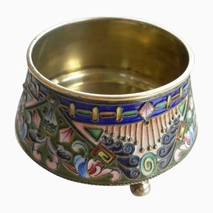 Salt Shaker in Golden Silver Enamel-OZS-1344293