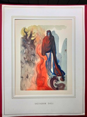 Salvador Dali, La Divine Comédie: Enfer 34, Apparition de Dité, Engraving Plate, 1960-NRC-1384259