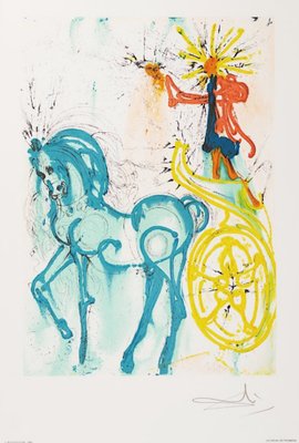 Salvador Dalí, Le Cheval de Triomphe, 1983, Lithograph-NRC-1417639