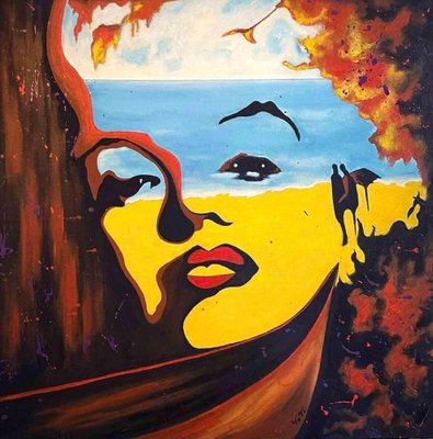 Salvatore Petrucino, Surreal Marilyn, Painting, 2022-ZCI-1770206