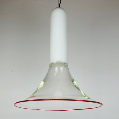 Samanta Pendant Lamp in Murano Glass attributed to Roberto Pamio for Leucos, Italy, 1970s-WQC-1716694