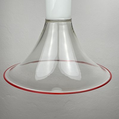 Samanta Pendant Lamp in Murano Glass attributed to Roberto Pamio for Leucos, Italy, 1970s-WQC-1716694