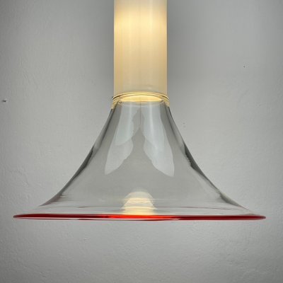 Samanta Pendant Lamp in Murano Glass attributed to Roberto Pamio for Leucos, Italy, 1970s-WQC-1716694