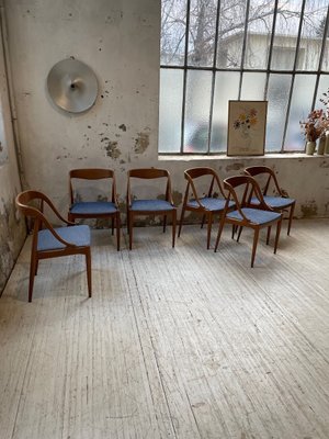 Samcom Dining Chairs by Johannes Andersen for Udulm, 1960s, Set of 6-LCU-2024752