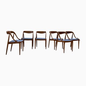 Samcom Dining Chairs by Johannes Andersen for Udulm, 1960s, Set of 6-LCU-2024752