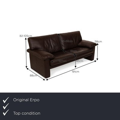 Santana Two-Seater Sofa in Leather from Erpo-RQW-2018544