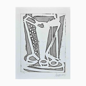 Sante Monachesi, Untitled, Original Etching, 1970s-ZCI-1758962