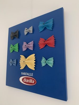 Santo Allego, Farfalle Barilla, Painted Terracotta Applied on Panel, 2015-QMZ-1770510