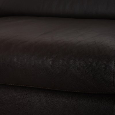 Santos Leather Corner Sofa in Brown from Ewald Schillig-RQW-2036335