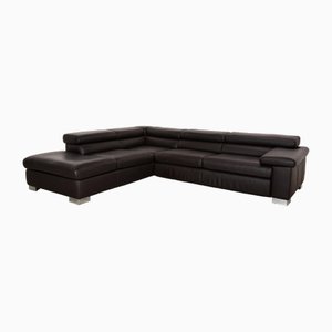 Santos Leather Corner Sofa in Brown from Ewald Schillig-RQW-2036335