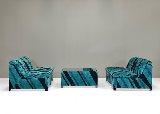 Saporiti P10 Proposals Modular Sofa by Giovanni Offredi, 1970s, Set of 4-TE-1750668