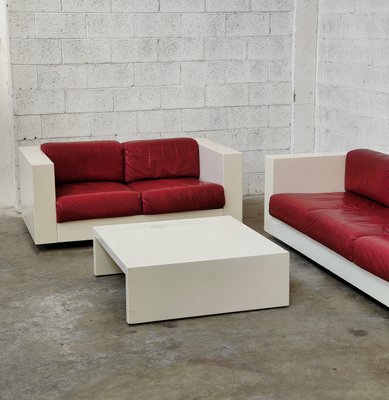 Sarantoga Living Room Set attributed to Massimo & Lella Vignelli for Poltronova, 1960s, Set of 3-RNN-1427476