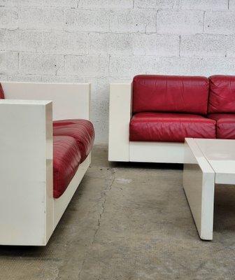 Sarantoga Living Room Set attributed to Massimo & Lella Vignelli for Poltronova, 1960s, Set of 3-RNN-1427476