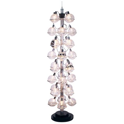 Sarfatti 102“ Foyer Lighting Object 32 Globes Chandelier, 1960s, Italy-DEK-932592