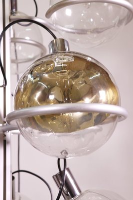 Sarfatti 102“ Foyer Lighting Object 32 Globes Chandelier, 1960s, Italy-DEK-932592