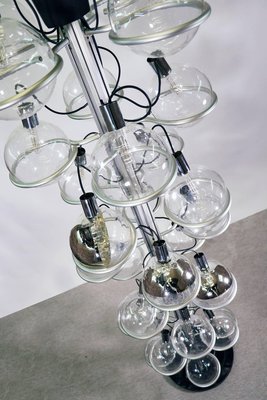 Sarfatti 102“ Foyer Lighting Object 32 Globes Chandelier, 1960s, Italy-DEK-932592