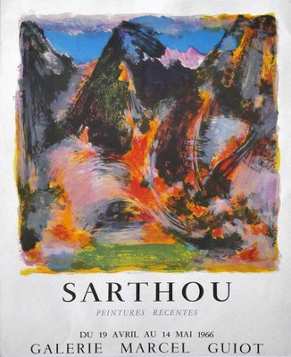 Sarthou's Exhibition - Original Offset and Lithograph Poster - 1966 1966-ZCI-772445