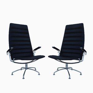 SAS Copenhagen Airport Lounge Chairs by Jens Ammunsen for Fritz Hansen, 1981, Set of 2-AWL-769033