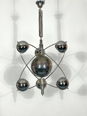 Satellite Chrome Chandelier by Goffredo Reggiani, 1960s-OT-1179378