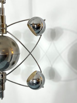 Satellite Chrome Chandelier by Goffredo Reggiani, 1960s-OT-1179378