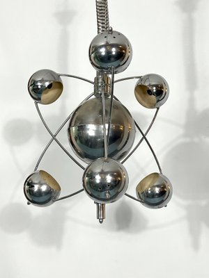 Satellite Chrome Chandelier by Goffredo Reggiani, 1960s-OT-1179378