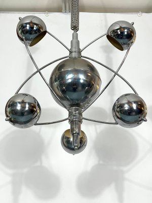 Satellite Chrome Chandelier by Goffredo Reggiani, 1960s-OT-1179378