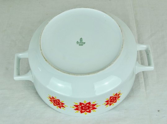 Sauceboat, Gravy Boat, and Bavarian Dishes Set, 1970s, Set of 6-ROJ-625509