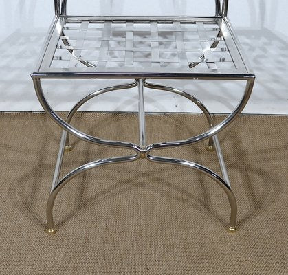 Savonarole Model Table and 4 Chairs Set from Maison Jansen, 1960s, Set of 5-RVK-1311074