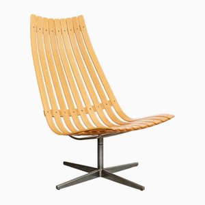 Scandianavian Senior Lounge Chair by Hans Brattrud for Fjordfiesta, 1990s-XE-2032086