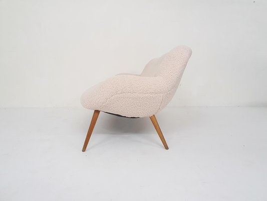 Scandinanvian Modern Sofa in Boucle, Denmark, 1960s-ZO-1297760