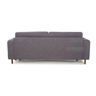 Scandinavia Remix Fabric Three Seater Grey Sofabed from Bolia-RQW-2036316