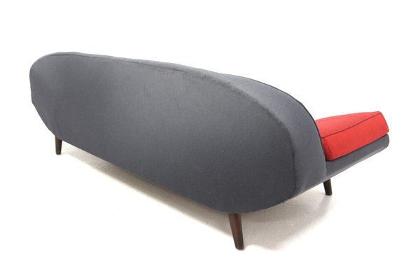 Scandinavian 2-Seater Sofa in Leather by Folke Jansson for SM Wincrantz Möbelin, 1960s-GEK-1777109