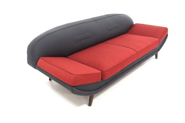 Scandinavian 2-Seater Sofa in Leather by Folke Jansson for SM Wincrantz Möbelin, 1960s-GEK-1777109