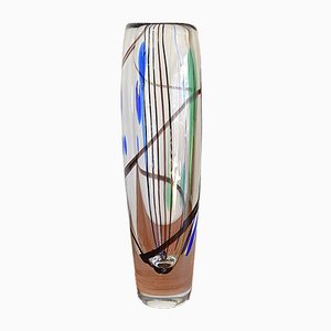 Scandinavian Abstracta Glass Vase by Vicke Lindstrand for Kosta, 1960s-OV-1007336