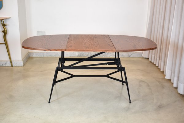 Scandinavian Adjustable Coffee or Dining Table, 1960s-GXL-1231470