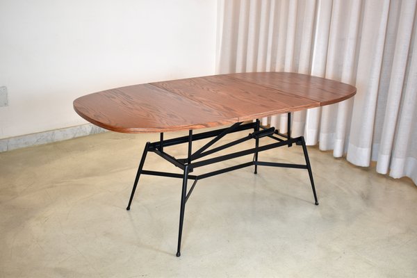 Scandinavian Adjustable Coffee or Dining Table, 1960s-GXL-1231470