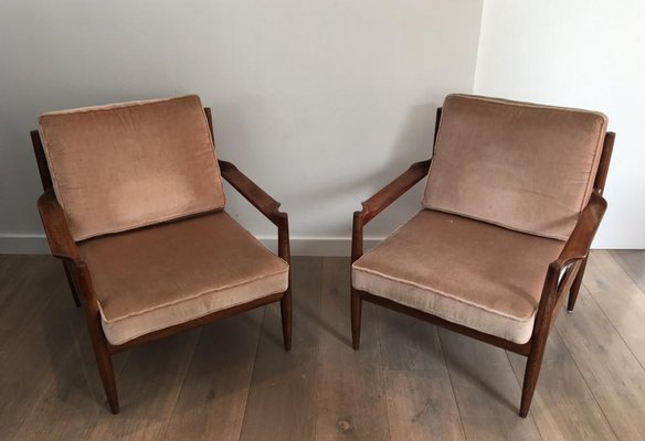 Scandinavian Armchairs, 1970s, Set of 2-BA-658549