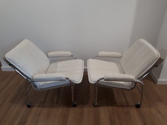 Scandinavian Armchairs, 1970s, Set of 2-DAS-1366995