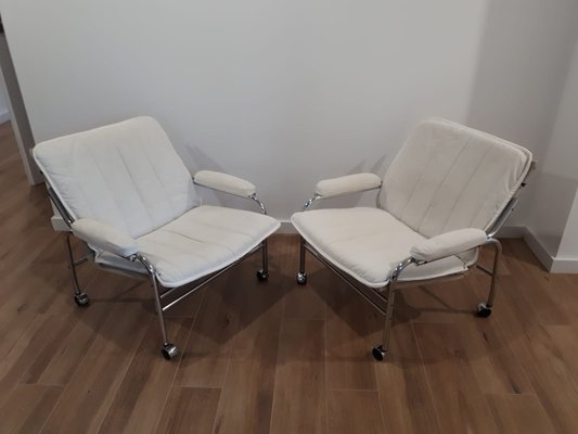 Scandinavian Armchairs, 1970s, Set of 2-DAS-1366995