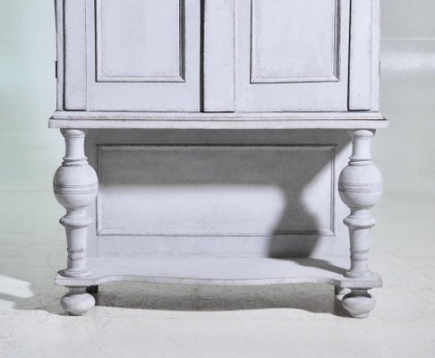 Scandinavian Baroque 2-Part Cabinet, 18th Century-SA-1739457