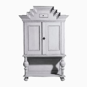 Scandinavian Baroque 2-Part Cabinet, 18th Century-SA-1739457