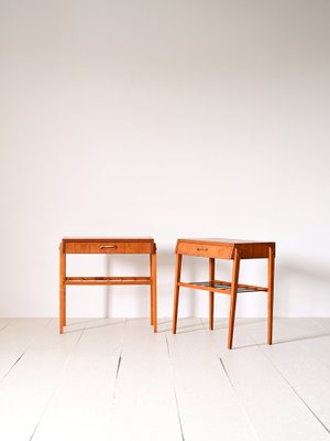 Scandinavian Bedside Tables, 1960s, Set of 2-QWP-1722630