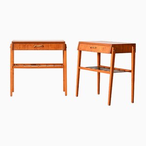 Scandinavian Bedside Tables, 1960s, Set of 2-QWP-1722630