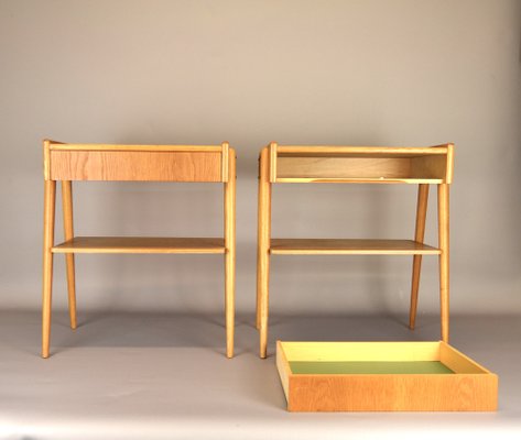 Scandinavian Bedside Tables from Ab Calstrom & Co Mobelfabik, 1960s, Set of 2-AOU-1732892