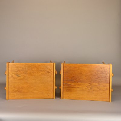 Scandinavian Bedside Tables from Ab Calstrom & Co Mobelfabik, 1960s, Set of 2-AOU-1732892