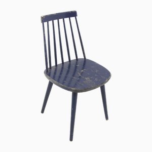 Scandinavian Beech Chair Pinnstol, Sweden, 1960s-GEK-2022939