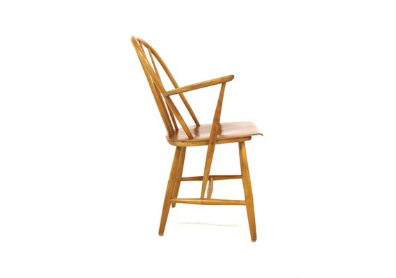 Scandinavian Beech Chair, Sweden, 1960s-GEK-1741746