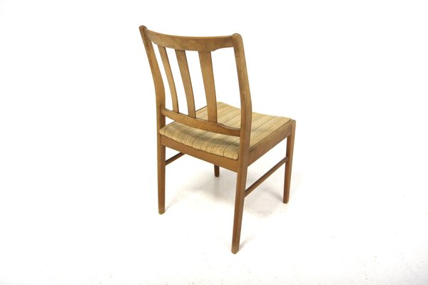 Scandinavian Beech Chairs, Sweden, 1960s, Set of 4-GEK-1764743