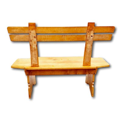 Scandinavian Birch Free Form Bench, 1950s-ES-1725093