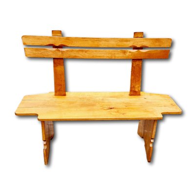 Scandinavian Birch Free Form Bench, 1950s-ES-1725093